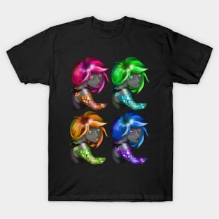 Pop art dark elf girls T-Shirt